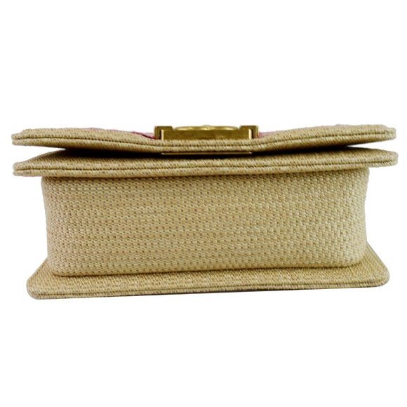 Chanel Small Boy Chevron Cotton Mixed Fibers - Picture 10 of 12